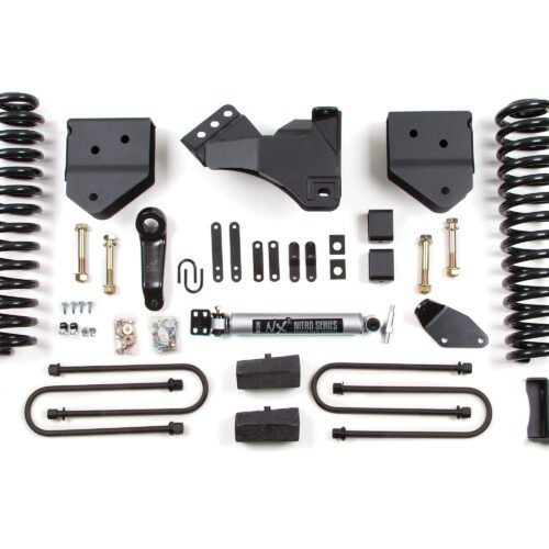 4 Inch Lift Kit Ford F250/F350 Super Duty 08-10 4WD Diesel Block Kit Without Factory Overload Fox 2.0 Performance