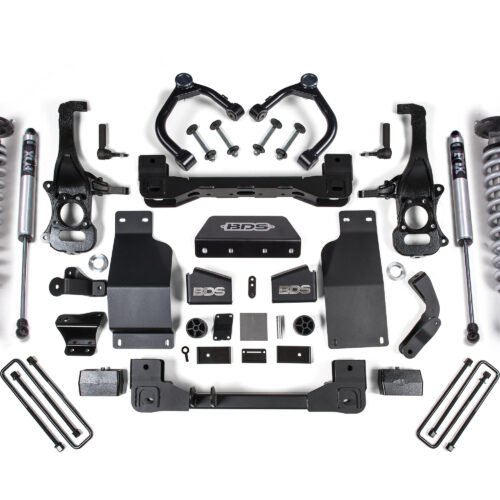 BDS783FPE_0-BLDV.jpg 4 Inch Lift Kit Coil-Over Silverado/Sierra 1500 19-24 4WD Diesel FOX 2.5 Performance Elite